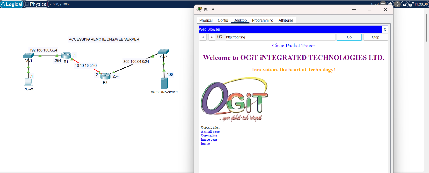 Accessing_WEB_DNS-SERVER